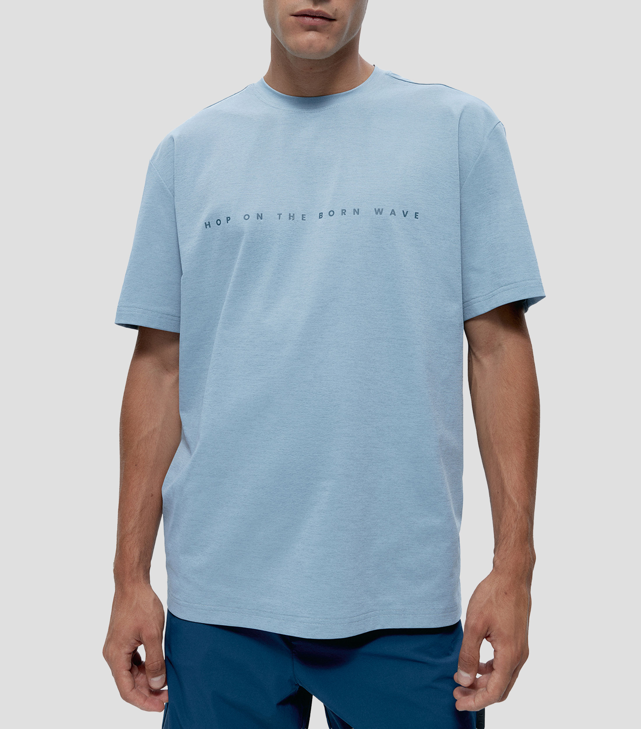 Playera cuello redondo manga corta Venetta estampada Hombre